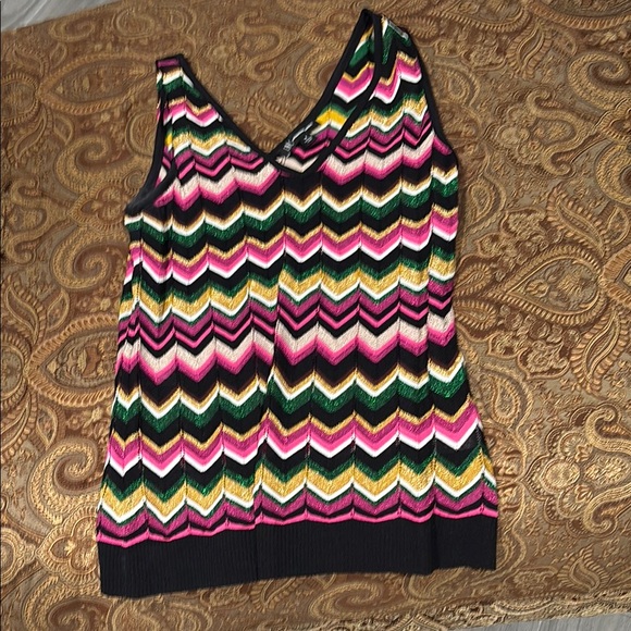 Colorful Chevron Pattern Dress - Picture 7 of 10